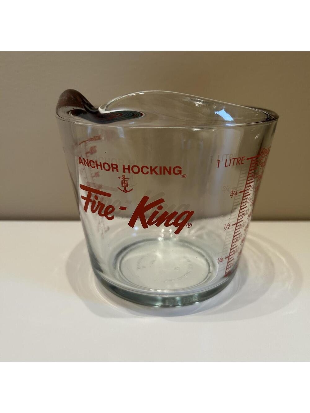 Fire-King Anchor Hocking 4 Cup Glass Measuring Cup